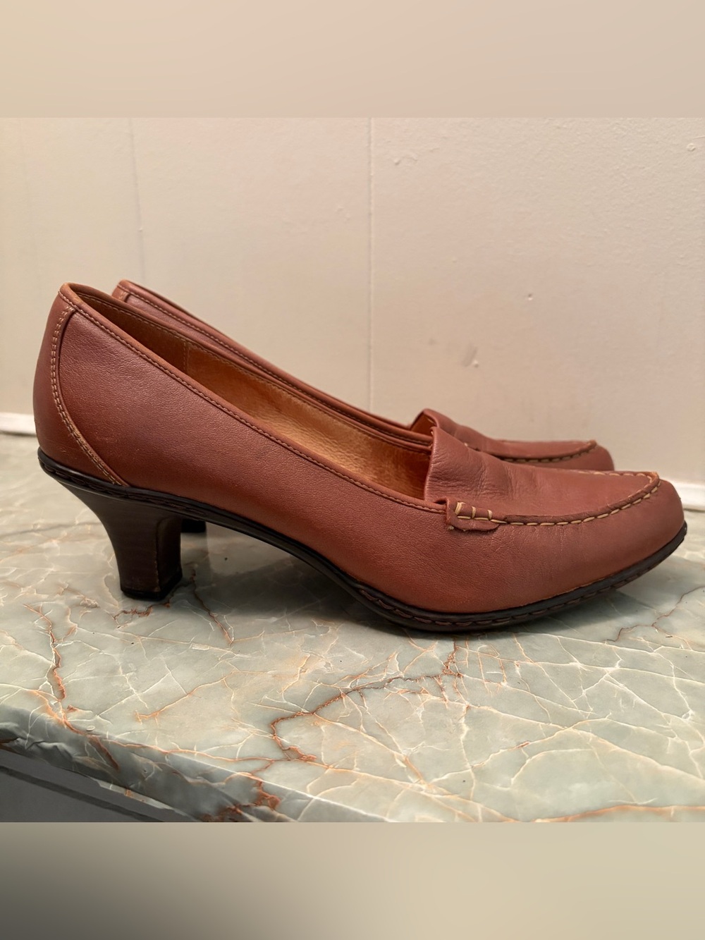 Sofft Pumps Heels Brown Leather Business Casual Women’s Size 10 Narrow